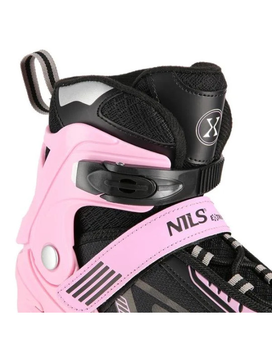 Patins en ligne NILS Extreme NA11230A – Patins réglables avec des lumières LED