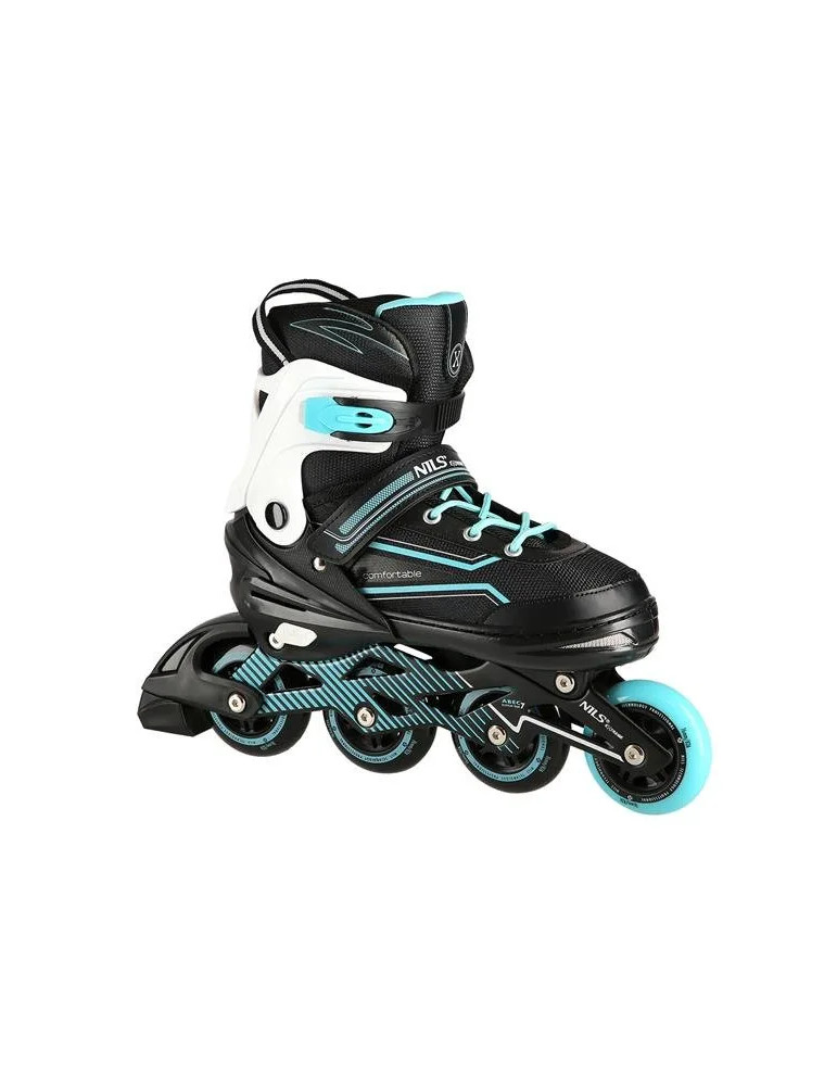 Patines En Línea Na1169A Turquesa | Nils Extreme Con Rodamientos Abec-7
