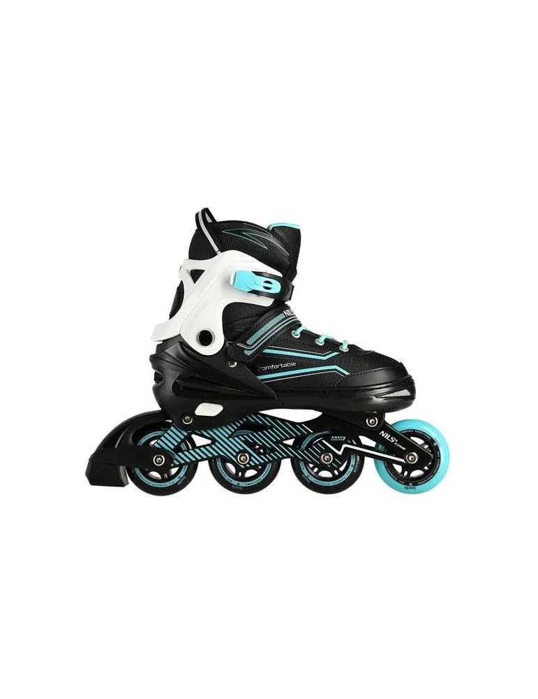 Patines En Línea Na1169A Turquesa | Nils Extreme Con Rodamientos Abec-7