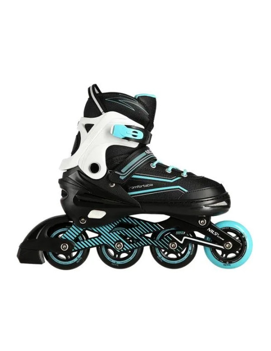 Patines En Línea Na1169A Turquesa | Nils Extreme Con Rodamientos Abec-7
