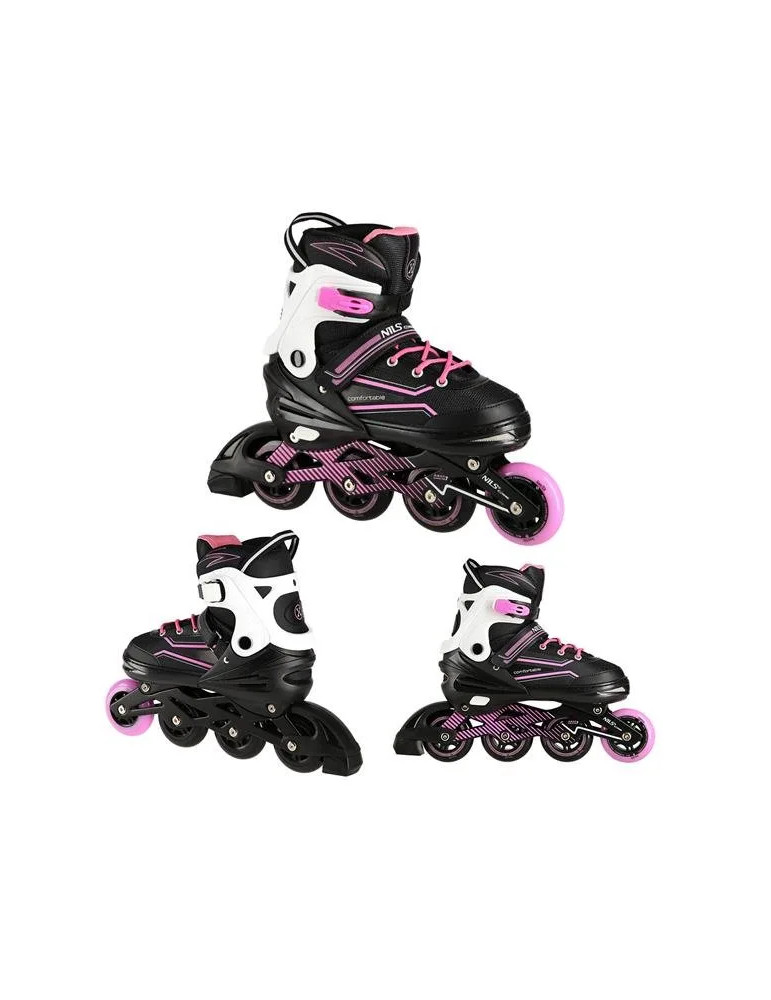 Patins em linha NILS Extreme NA1169A – Para iniciantes e intermediários com alto conforto