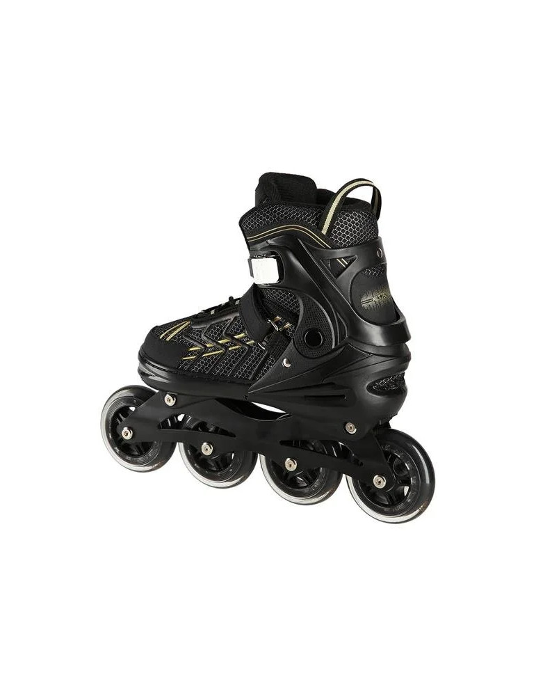 Patines En Línea Na1128 Nils Extreme Negro-Dorado | Rodamientos Abec-7 - Vista 3