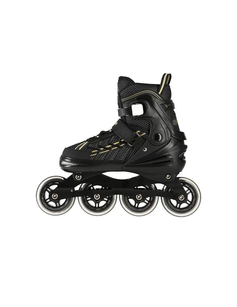 Patines En Línea Na1128 Nils Extreme Negro-Dorado | Rodamientos Abec-7 - Vista 5