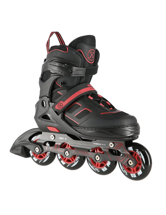Patines En Línea Nils Extreme Na14174A Negro-Rojo