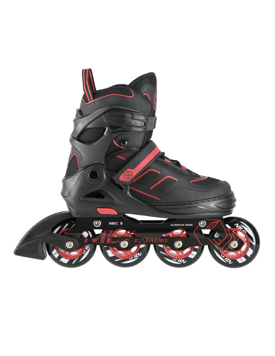 Patines En Línea Nils Extreme Na14174A Negro-Rojo