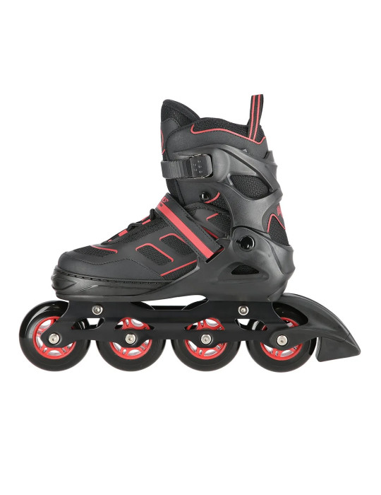 Patines En Línea Nils Extreme Na14174A Negro-Rojo