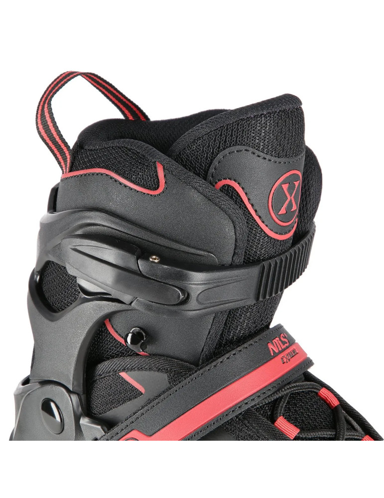 Patines En Línea Nils Extreme Na14174A Negro-Rojo