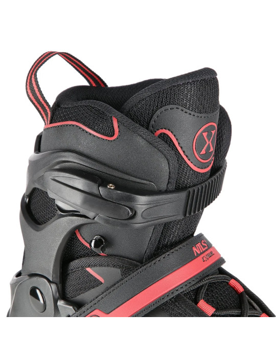 Patines En Línea Nils Extreme Na14174A Negro-Rojo