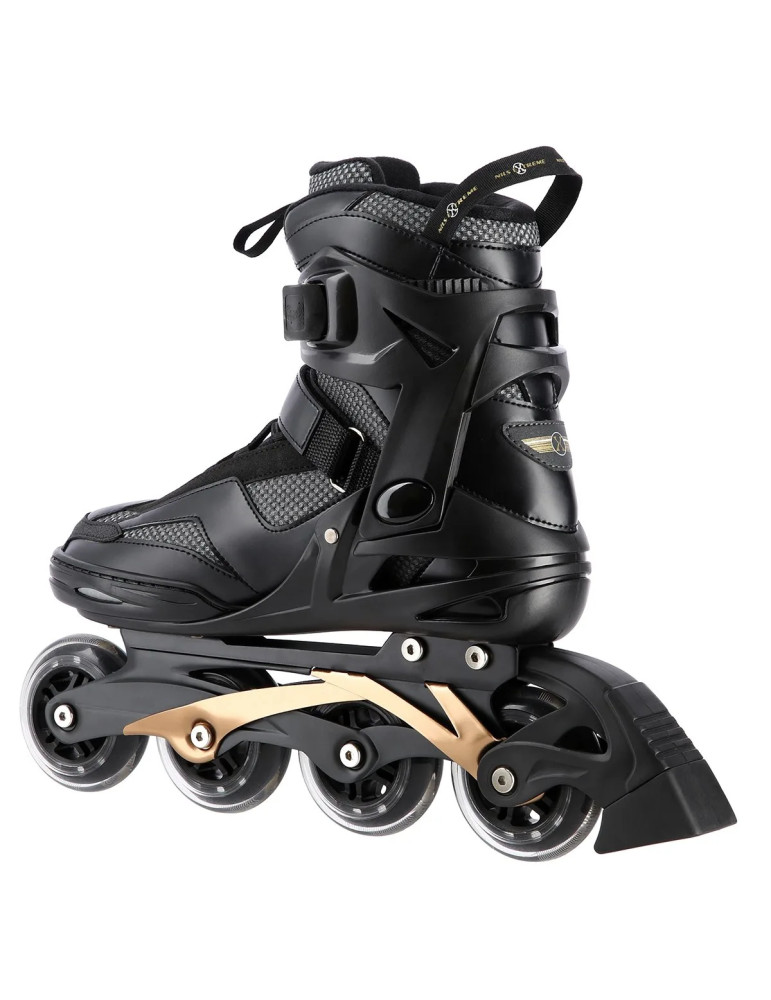 Patines En Línea Nils Extreme Na2150 Negro-Dorado - Vista 3