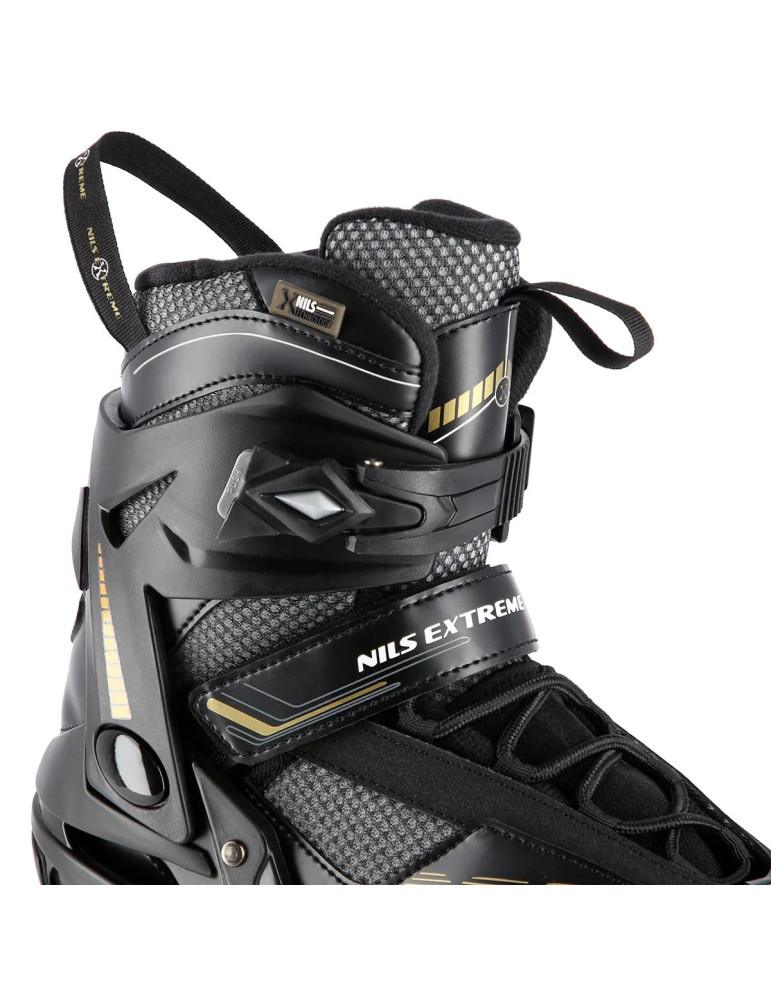 Patines En Línea Nils Extreme Na2150 Negro-Dorado - Vista 7