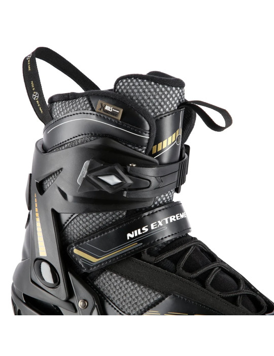Patines En Línea Nils Extreme Na2150 Negro-Dorado