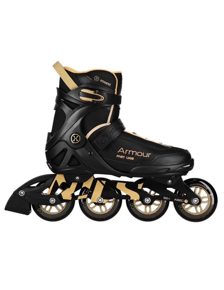 Patines En Línea Nils Extreme Armour Na22151 Negro-Dorado - Vista 3