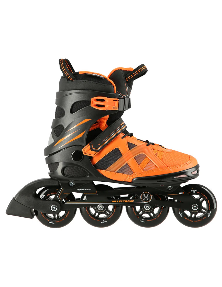 Patines En Línea Nils Extreme Na14112 Negro-Naranja - Vista 3