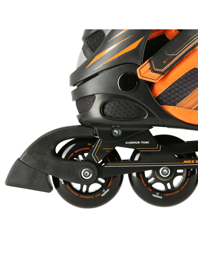 Patines En Línea Nils Extreme Na14112 Negro-Naranja - Vista 4