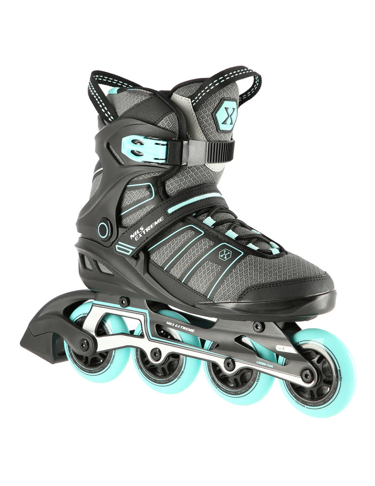Patines En Línea Nils Extreme Na14217 Negro-Menta