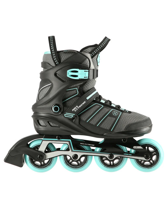 Patins em linha NILS Extreme NA14217 Preto-Menta