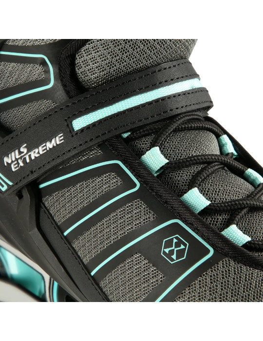 Patins em linha NILS Extreme NA14217 Preto-Menta