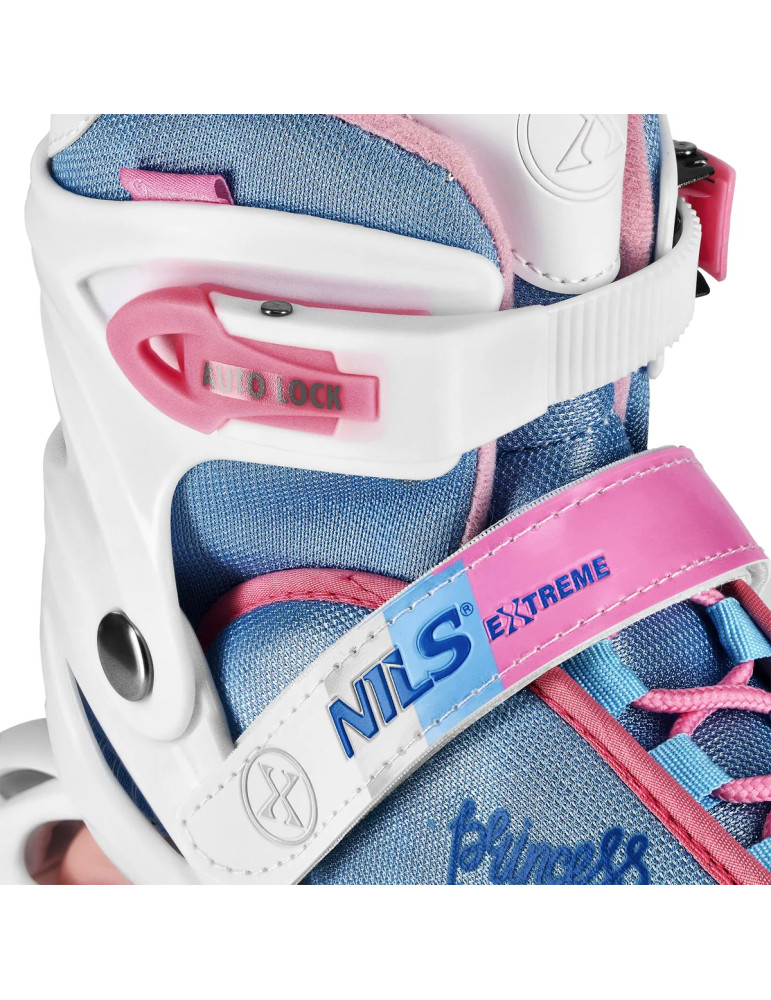 Na18168A In-Line Skates Princess White Size S(31-34) Nils Extreme - Vista 3