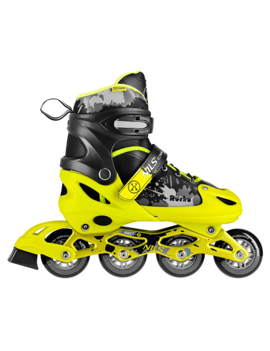 Patines En Línea Nils Extreme Rocko Amarillo