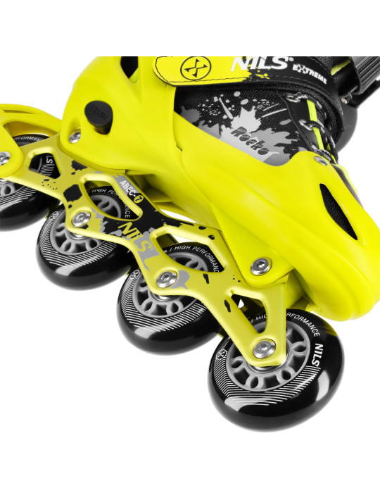 Patines En Línea Nils Extreme Rocko Amarillo