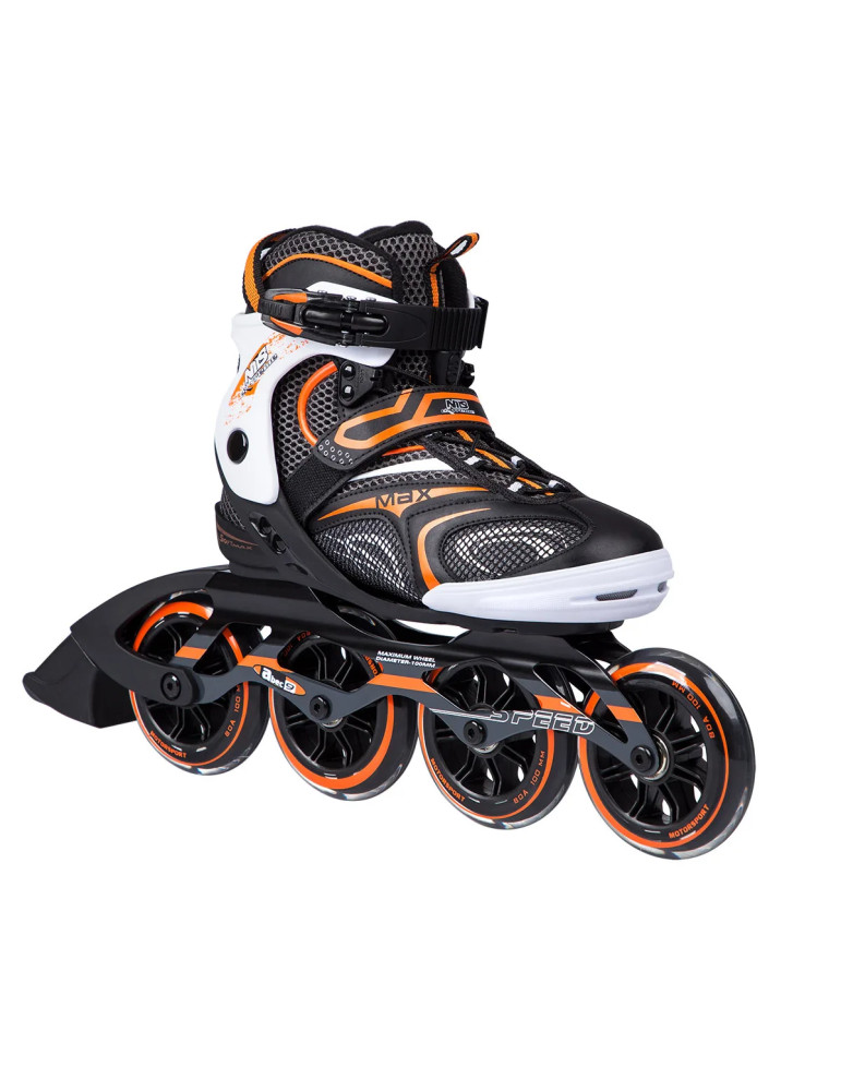 Patines En Línea Nils Extreme Na1060S Negro-Naranja