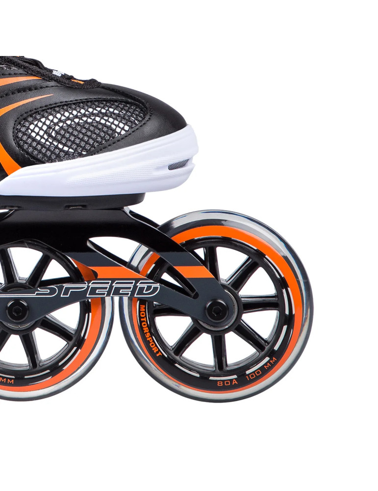 Pattini in linea NILS Extreme NA1060S Nero-Arancione