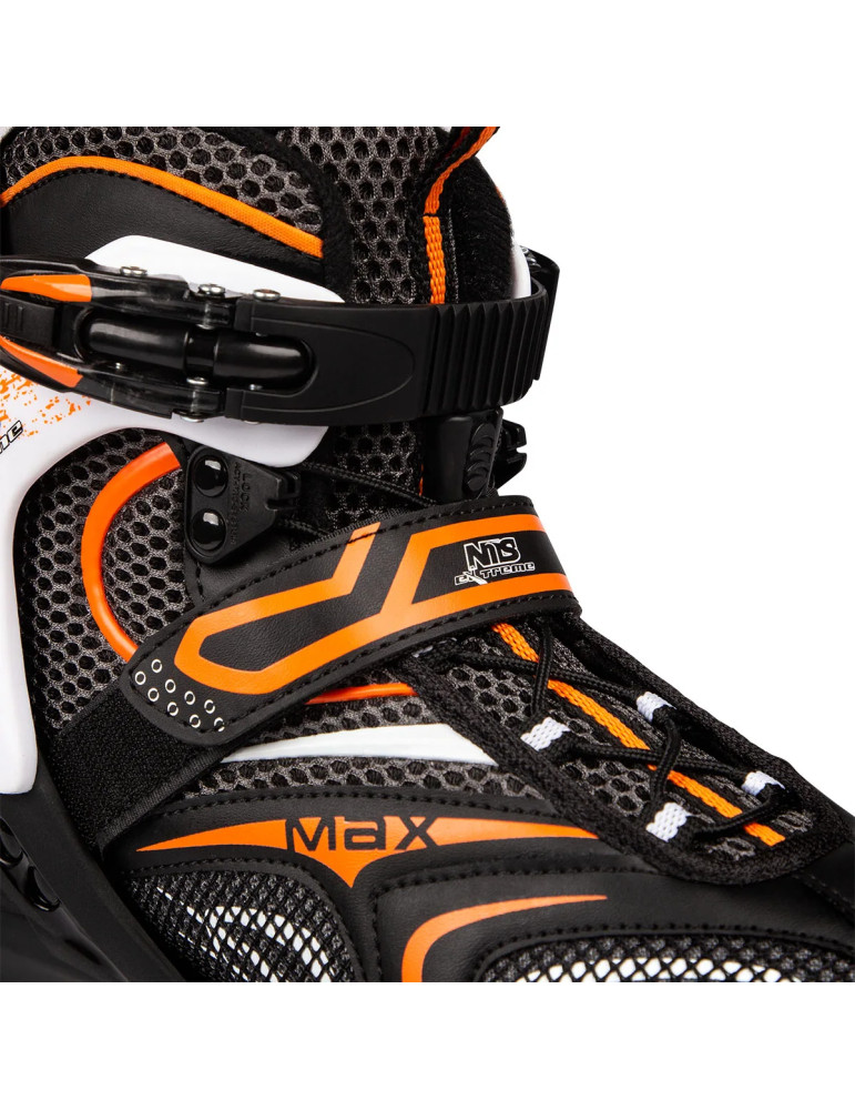 Patines En Línea Nils Extreme Na1060S Negro-Naranja