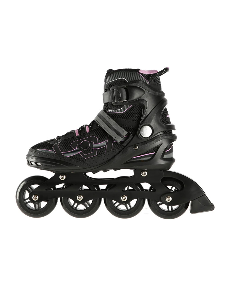 Na9157 Black-Purple Size 44 In-Line Skates Nils Extreme