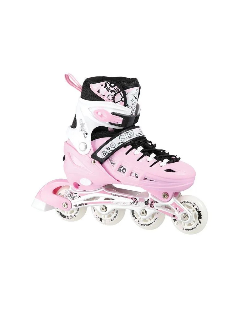 4-in-1 Skates NH10905 Nils Extreme Pink | Patilandia