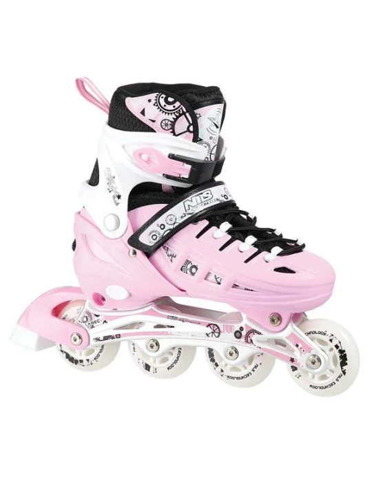 4-in-1 Skates NH10905 Nils Extreme Pink | Patilandia