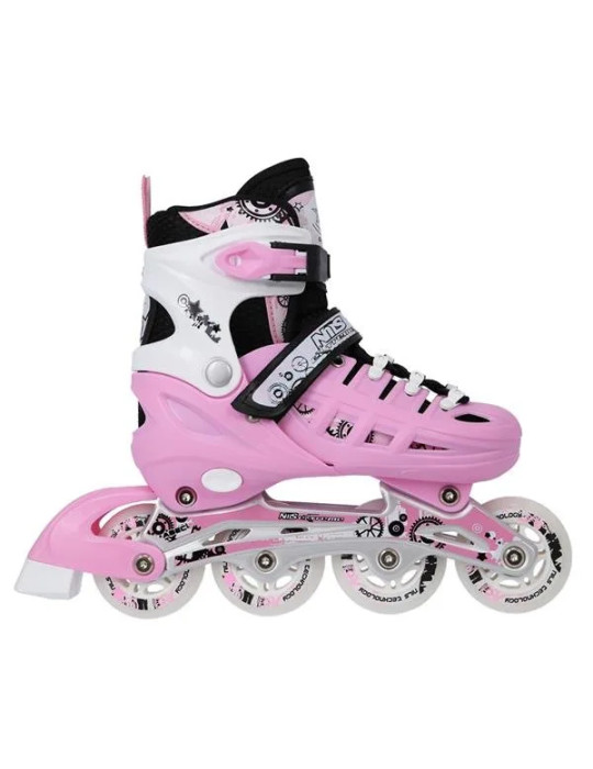 4-in-1 Skates NH10905 Nils Extreme Pink | Patilandia