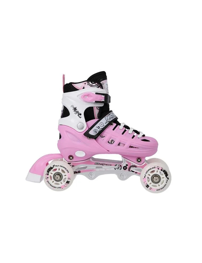4-in-1 Skates NH10905 Nils Extreme Pink | Patilandia