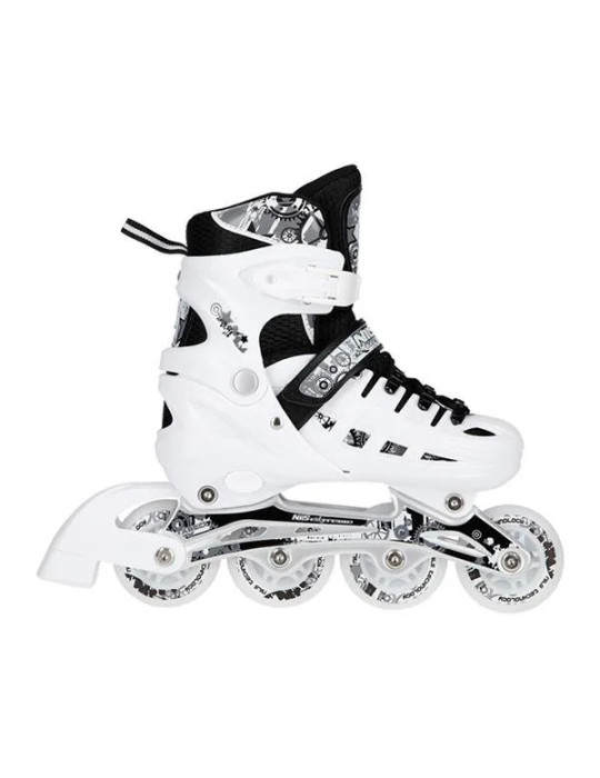 4-in-1 Nils Extreme LED Skates | Inline, Quad, Ice