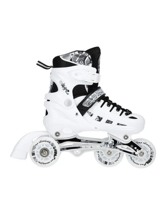 4-in-1 Nils Extreme LED Skates | Inline, Quad, Ice