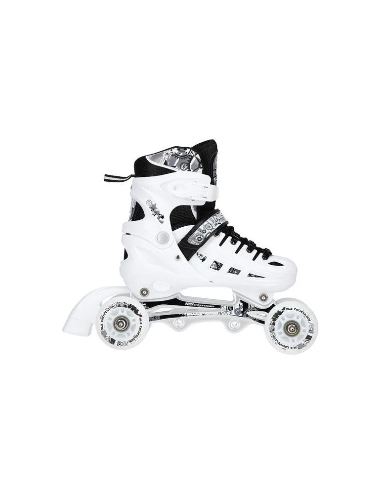 4-in-1 Nils Extreme LED Skates | Inline, Quad, Ice