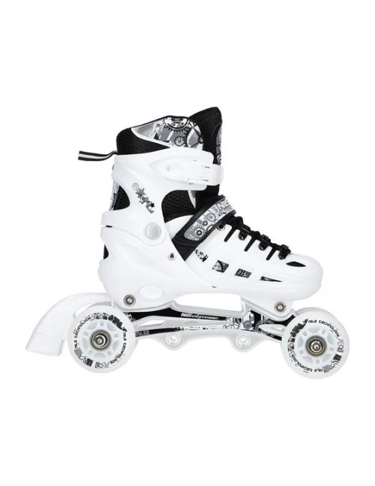 4-in-1 Nils Extreme LED Skates | Inline, Quad, Ice
