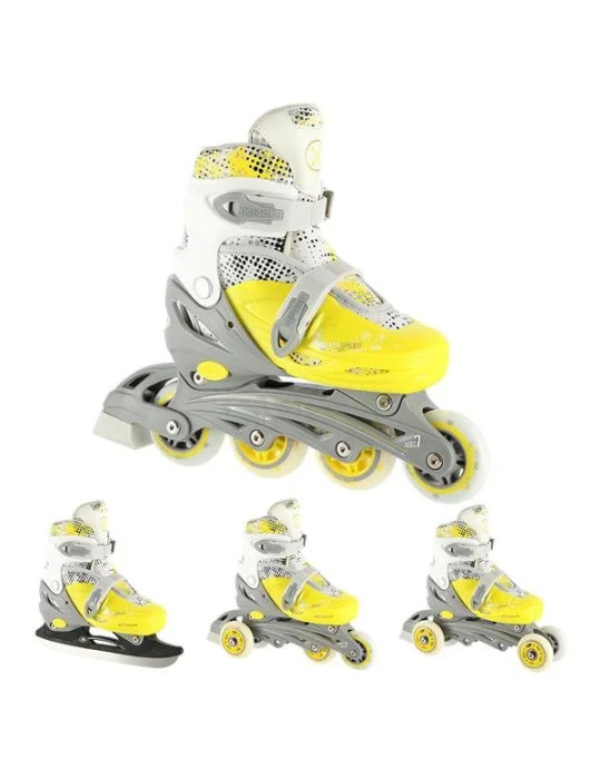 Patines ajustables 4 en 1 - Quad Linea Hielo Nils Extreme
