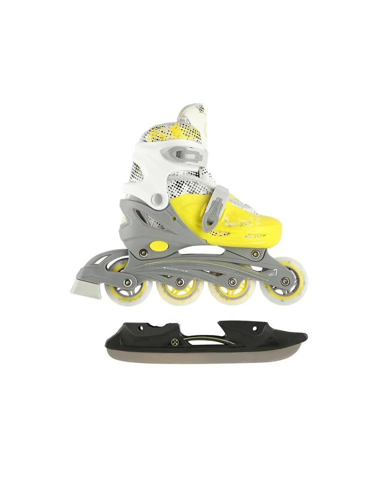 Patines ajustables 4 en 1 - Quad Linea Hielo Nils Extreme