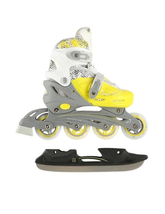 Patines ajustables 4 en 1 - Quad Linea Hielo Nils Extreme