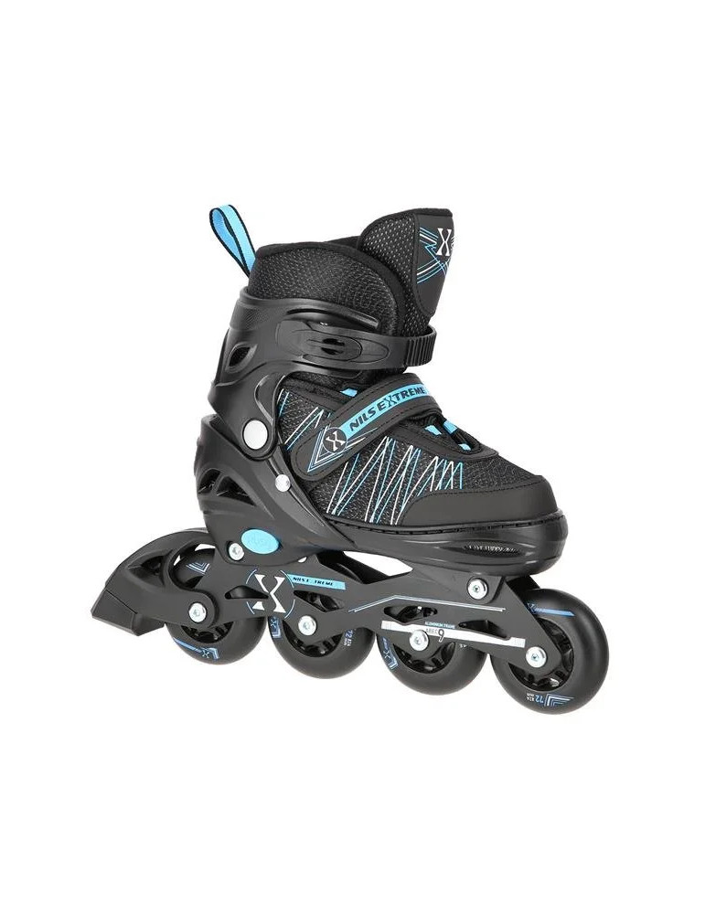 Patines Ajustables 2 En 1 Azul-Negro Nh11912 | En Línea Y Hockey Sobre Hielo