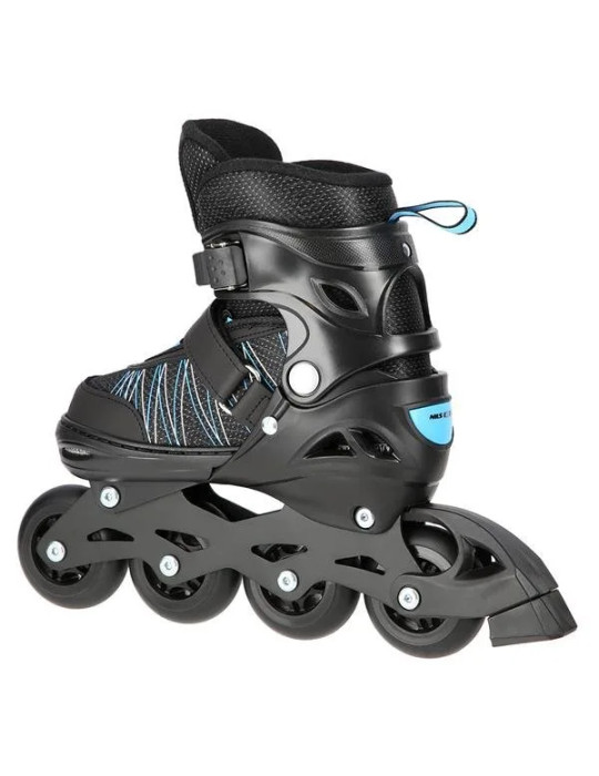 Patines Ajustables 2 En 1 Azul-Negro Nh11912 | En Línea Y Hockey Sobre Hielo