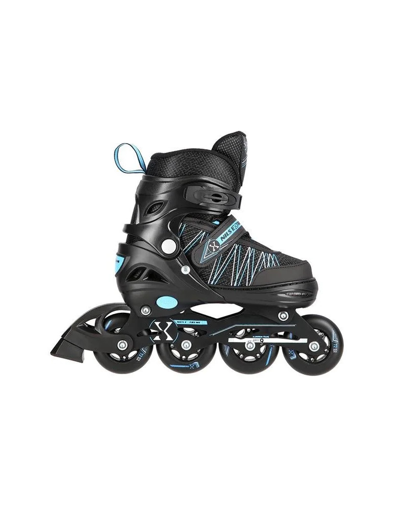 Patines Ajustables 2 En 1 Azul-Negro Nh11912 | En Línea Y Hockey Sobre Hielo - Vista 3