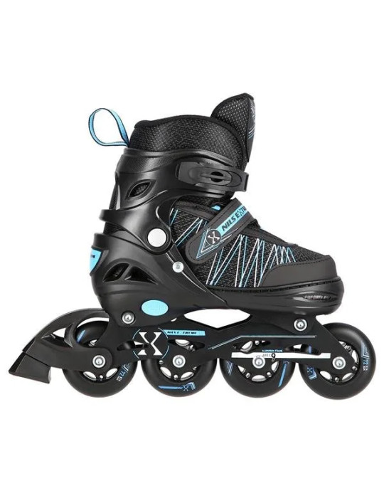 Patines Ajustables 2 En 1 Azul-Negro Nh11912 | En Línea Y Hockey Sobre Hielo