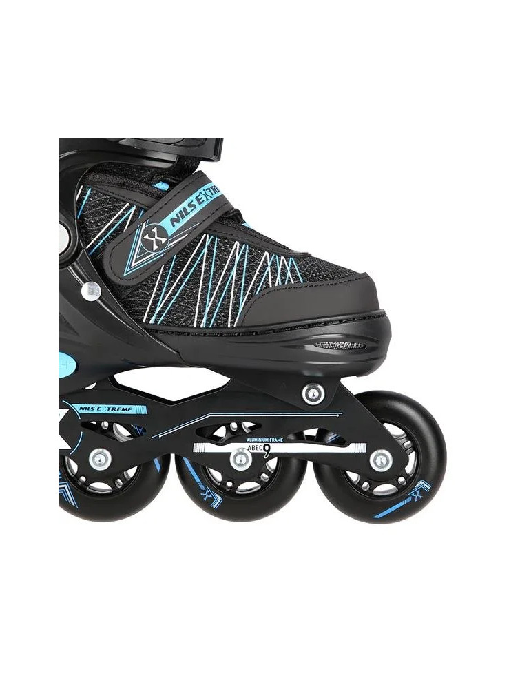 Patines Ajustables 2 En 1 Azul-Negro Nh11912 | En Línea Y Hockey Sobre Hielo - Vista 6