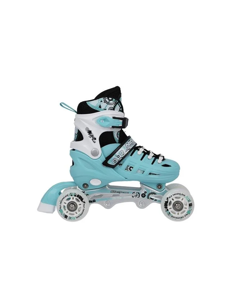 NH10905 4in1 MINT SIZE L(39-42) INLINE/ICE-SKATES NILS EXTREME