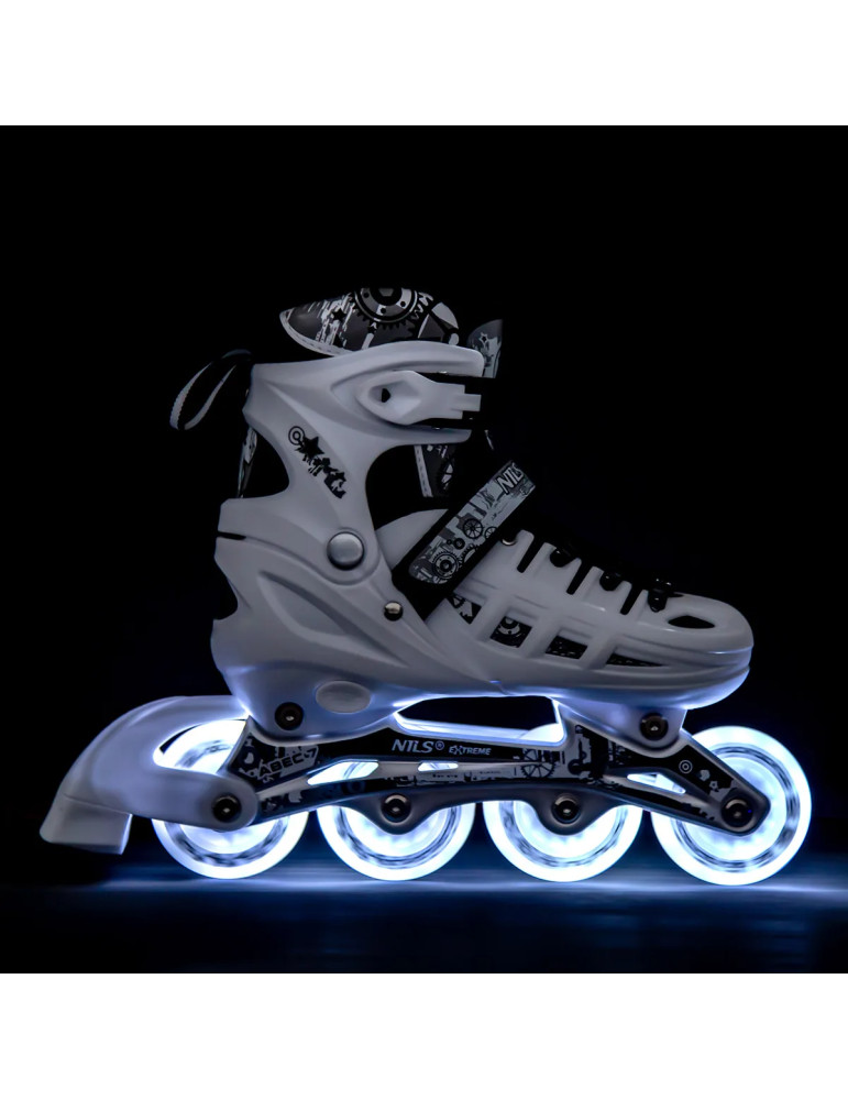 NILS Extreme NH10905 4-in-1 LED Adjustable Skates - Vista 1