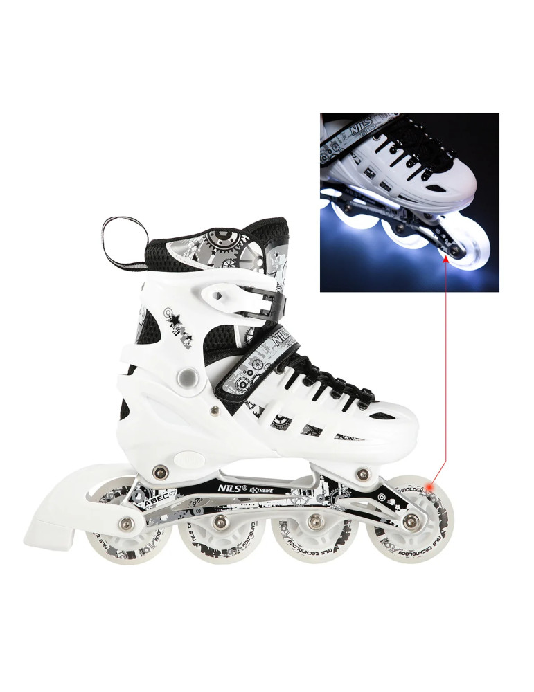 NILS Extreme NH10905 4-in-1 LED Adjustable Skates - Vista 6