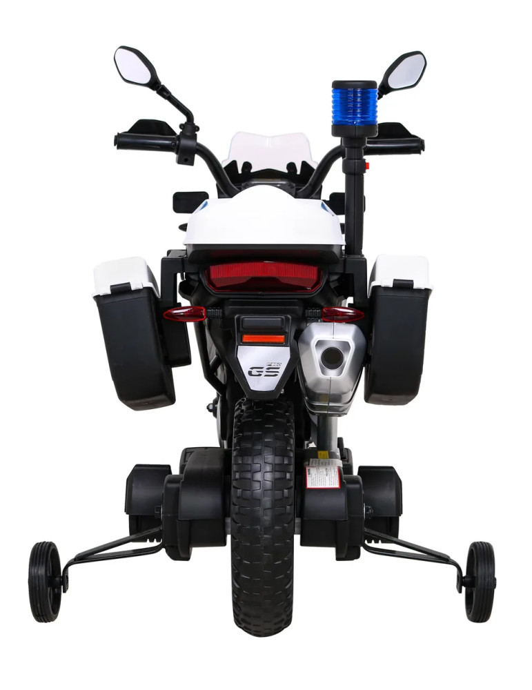 Moto Eléctrica Infantil BMW F850 GS Policía 12V con Sirena - Vista 7