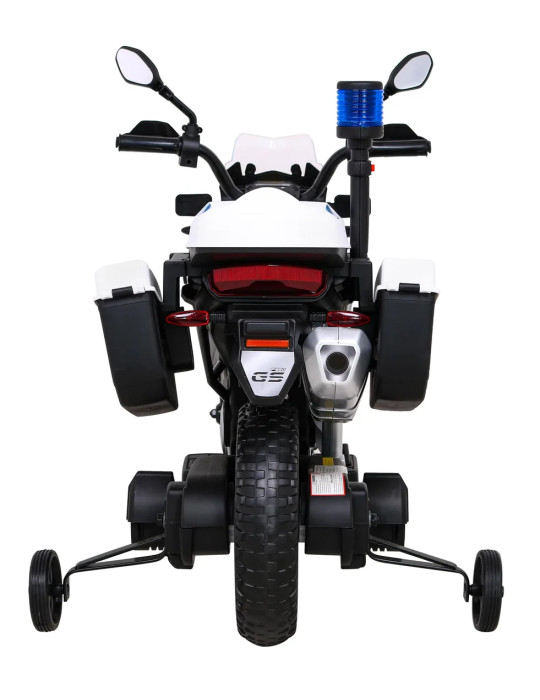 Moto Elettrica per Bambini BMW F850 GS Polizia 12V con Sirena