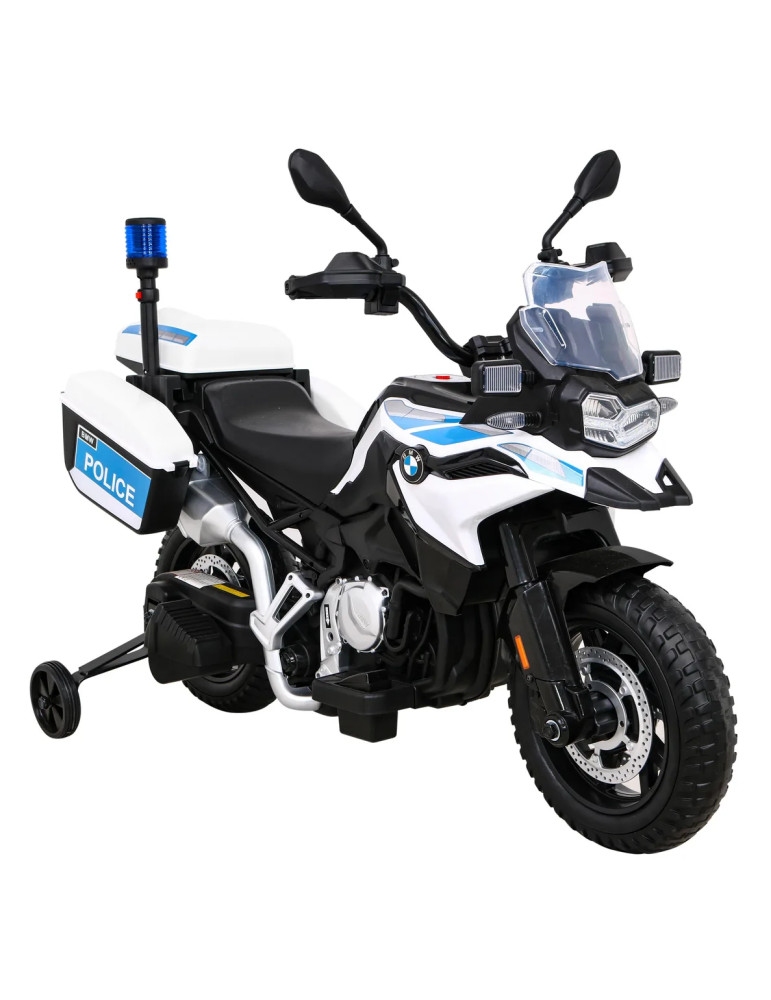Moto Eléctrica Infantil BMW F850 GS Policía 12V con Sirena - Vista 12